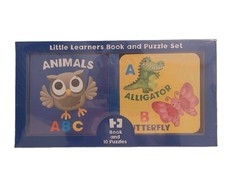 LITTLE LEARNERS BOOK  PUZZLES - ANIMALS ABC  Boxed Set  kid's board book