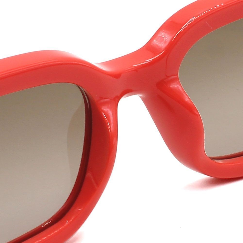 GUCCI GG1325S 005 Red Brown Gradient Women Sunglasses Global Fit Authentic thumbnail 5