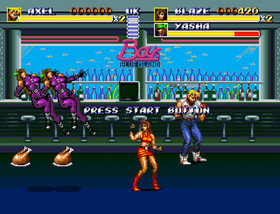 Bare Knuckles 3 "USA Edition" for Sega Genesis + case & cover art