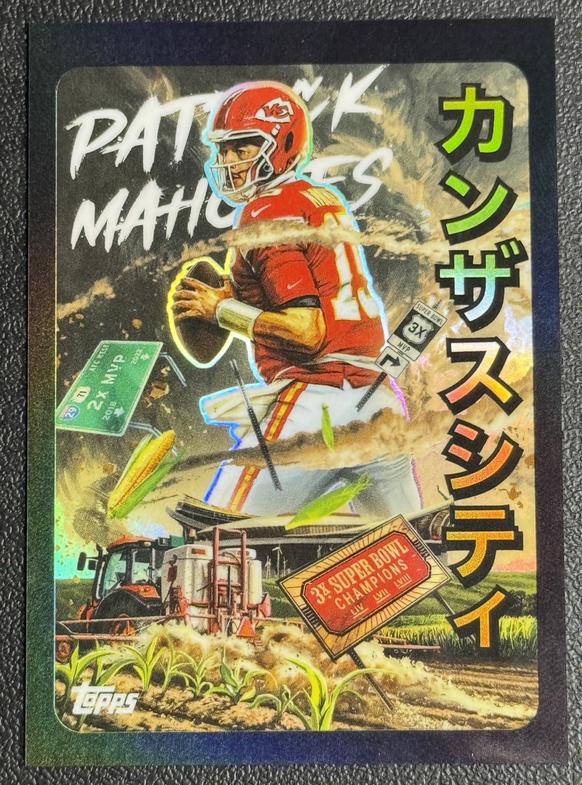 Patrick Mahomes II 2025 Topps Chrome Football Kaiju SSP Kansas City Chiefs