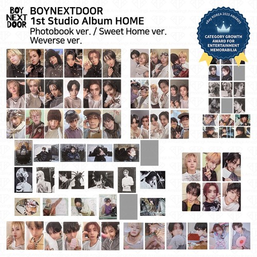 BOYNEXTDOOR The 1st Studio Album HOME Standard/Sweet Home/Weverse ver. Photocard