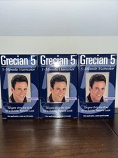 3X Grecian 5 Haircolor – Real Black GH45 HTF RARE
