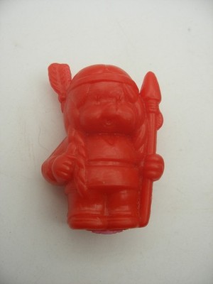 PVC Figur KIKI Geschenk Überraschung Wäsche BONUX Monchichi Indianerin Rot
