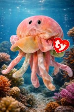 Beanie Baby Goochy The Jellyfish 1998 Vintage NWT Retired SFH