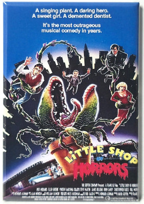 Little Shop of Horrors Cult Musical 2x3 MAGNET FREE SHIPPING Venus Fly Trap 80s