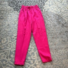 Vintage SJB Sport Elastic Waist Pants Hot Pink Medium