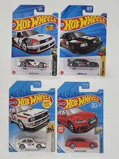 Lot of 4 Hot Wheels Audi - 2 90 Quattro Race, Quattro Sport, RS 6 Avant -NEW