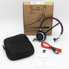 Jabra Evolve 65 SE Mono Wireless Headset w/ Noise-Cancelling Mic  6593-839-409