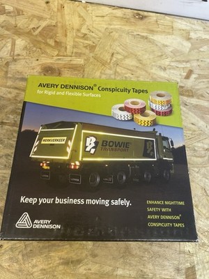 Avery Dennison V-6722B ROT Auffälliges Klebeband 50 m Rolle EC104 geprüft