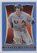 2013 USA Baseball Box Set Select Blue Prizm Preview /199 Grayson Greiner #12 3c7