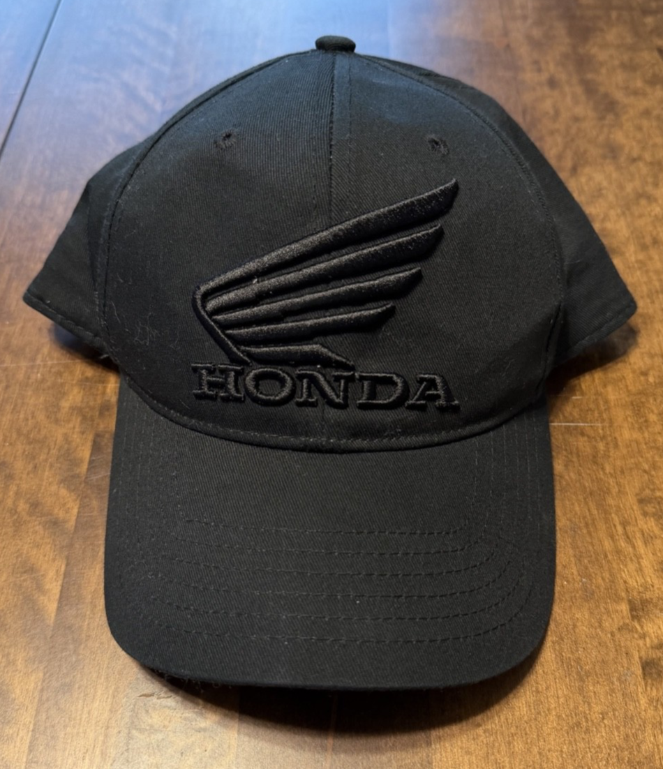 Honda Motorcycle ATV/UTV -All Black Logo Snapback Hat/Cap | eBay