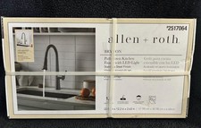 allen roth Bryton Stainless steel Handle Deck-mount Pull-down Kitchen Faucet