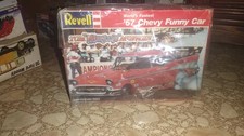 Revell 7172 1:24 Worlds Fastest '57 Chevy Funny Car Open Box Komplettbausatz