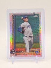 2025 Topps Chrome Logofractor Edition - Cole Ragans #151 Kansas City Royals 