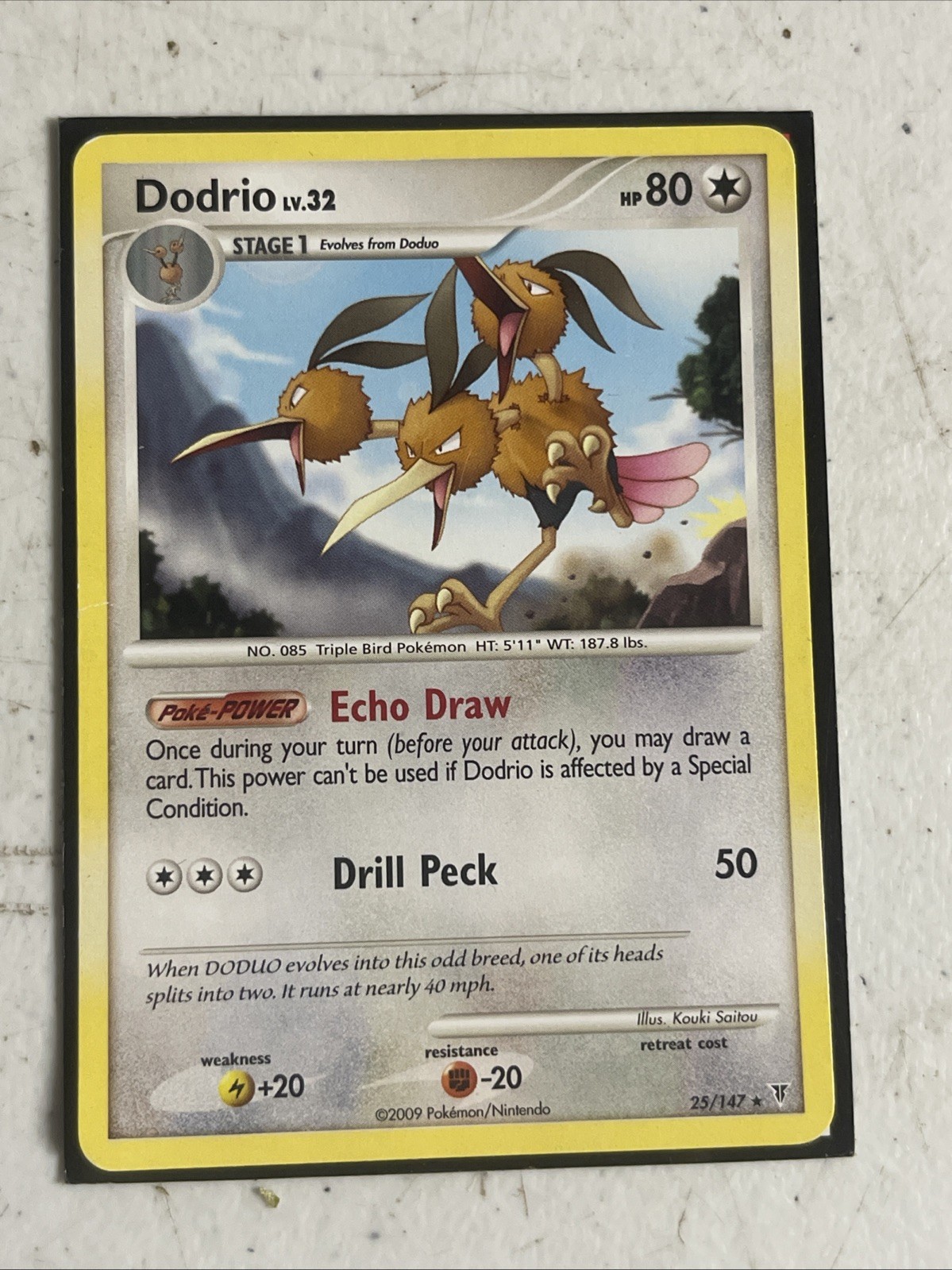 Pokemon Supreme Victors Dodrio lv 32 25/147 (Rare)