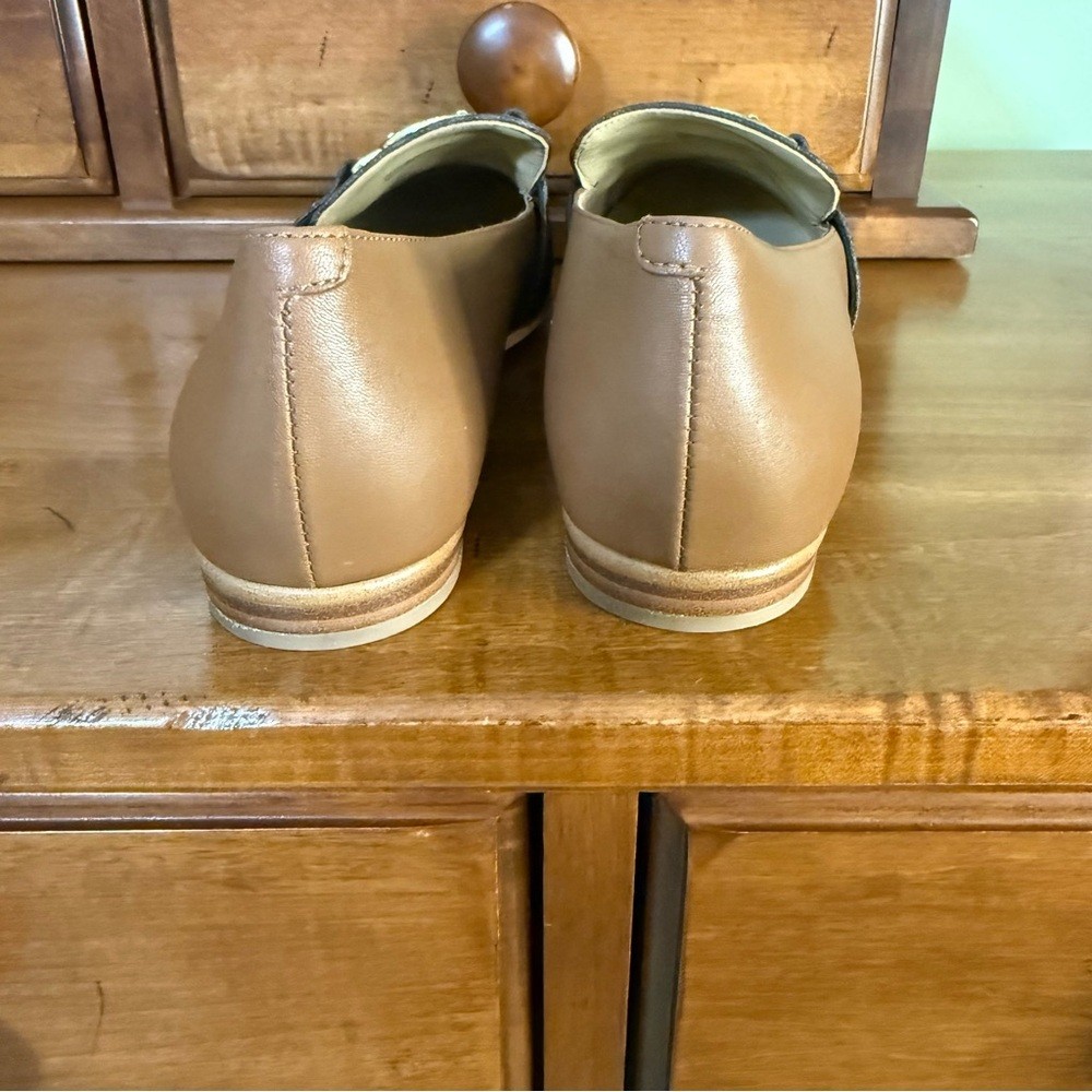 Michael Kors Rory leather & logo loafer women 6 Lugg Multi slip on flats thumbnail 4