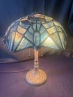 Tiffany Studios Repro 17” 5 Bat lamp Century Studios Odyssey Pony Tree Base