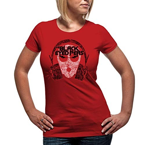 Футболка Herren Black Eyed PEAS - Out of My Mind Umstandstunika XL Rot (красная)