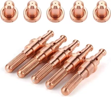 5-Pack 9-8215 Electrodes & 5-Pack 9-8210 Nozzle Tips for Thermal Dynamics SL60/1