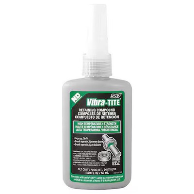 Vibra-Tite 56750 Retaining Compound, 567 Series, Green, Liquid, 50Ml, Bottle