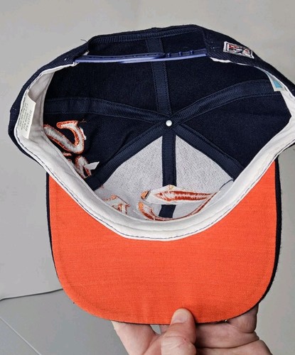Raro De Colección Años 90 Chicago Bears NFL El Juego Big Side Logo Snapback Sombrero - Imagen 7 de 12