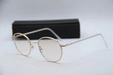NEW ANDY WOLF 4728 COL. E GOLD GUNMETAL TINTED AUTHENTIC EYEGLASSES 50-22