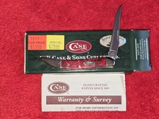 Case Toothpick Teak 710096 SS With Box Red Elder 2007