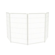 Heavy Duty 45 Inch 4 Panel Indoor Dog Playpen for Large Dogs White Patented