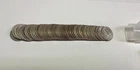 1946-1964 - P, D, S ROOSEVELT DIME SET - in coin tube - 90%  SILVER 48 Coins