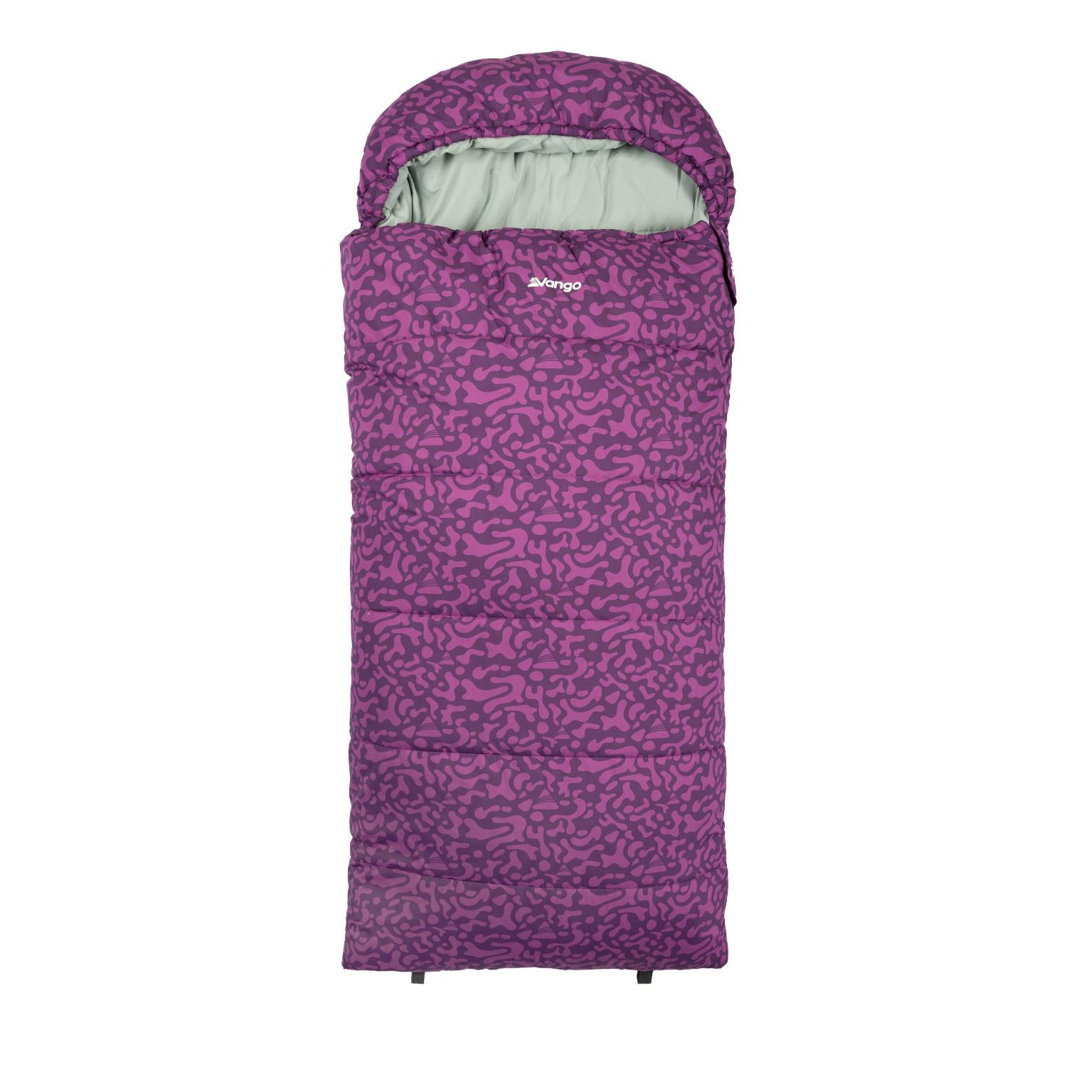 Vango Stellar 2 Season 9 Tog Square Junior Sleeping Bag – Byzantium Purple - Image 4