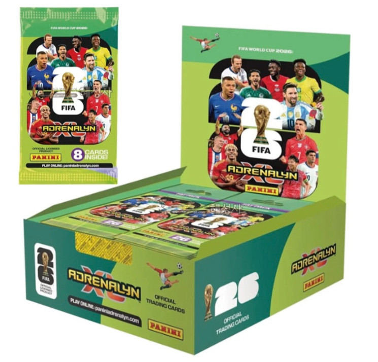 Panini 2026 FIFA World Cup Adrenalyn XL Football Cards Display Booster Box 36P