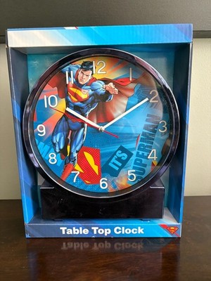 Superman DC Comics Table Top Clock (Brand New)