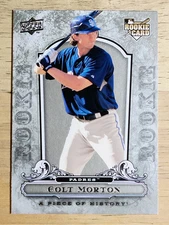 2008 UD A Piece of History #138 Colt Morton RC