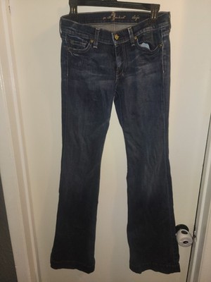 7 For All Mankind Dojo  Flare Leg Jeans Y2K 
