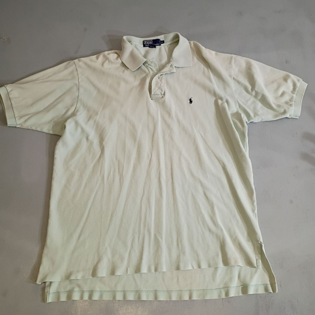 Polo by Ralph Lauren Men's XL Light Green Polo Sh… - image 1