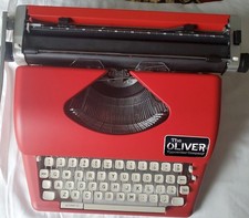 Oliver typewriter Timeless (Red) - untested, no returns thumbnail