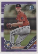 2019 Bowman Chrome Prospects Purple Refractor /250 Forrest Whitley #BCP-52 1l2