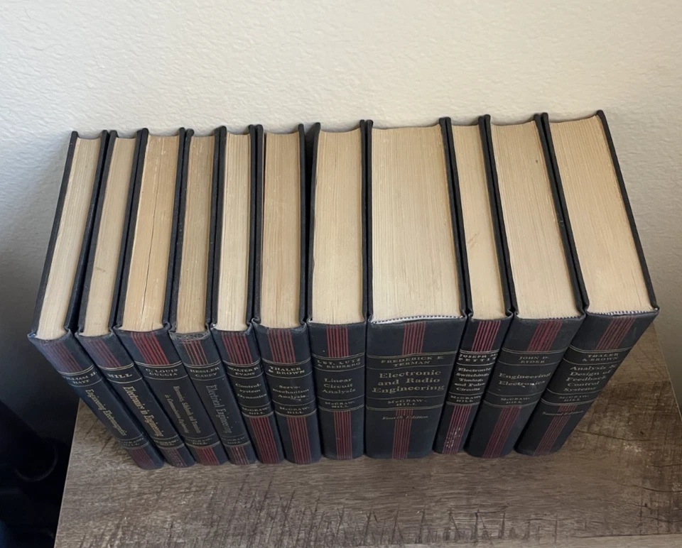 McGraw-Hill ELECTRICAL ENGINEERING Set of 11, Vintage 1948-1960, Ex-Lib, GOOD - Image 2 of 4