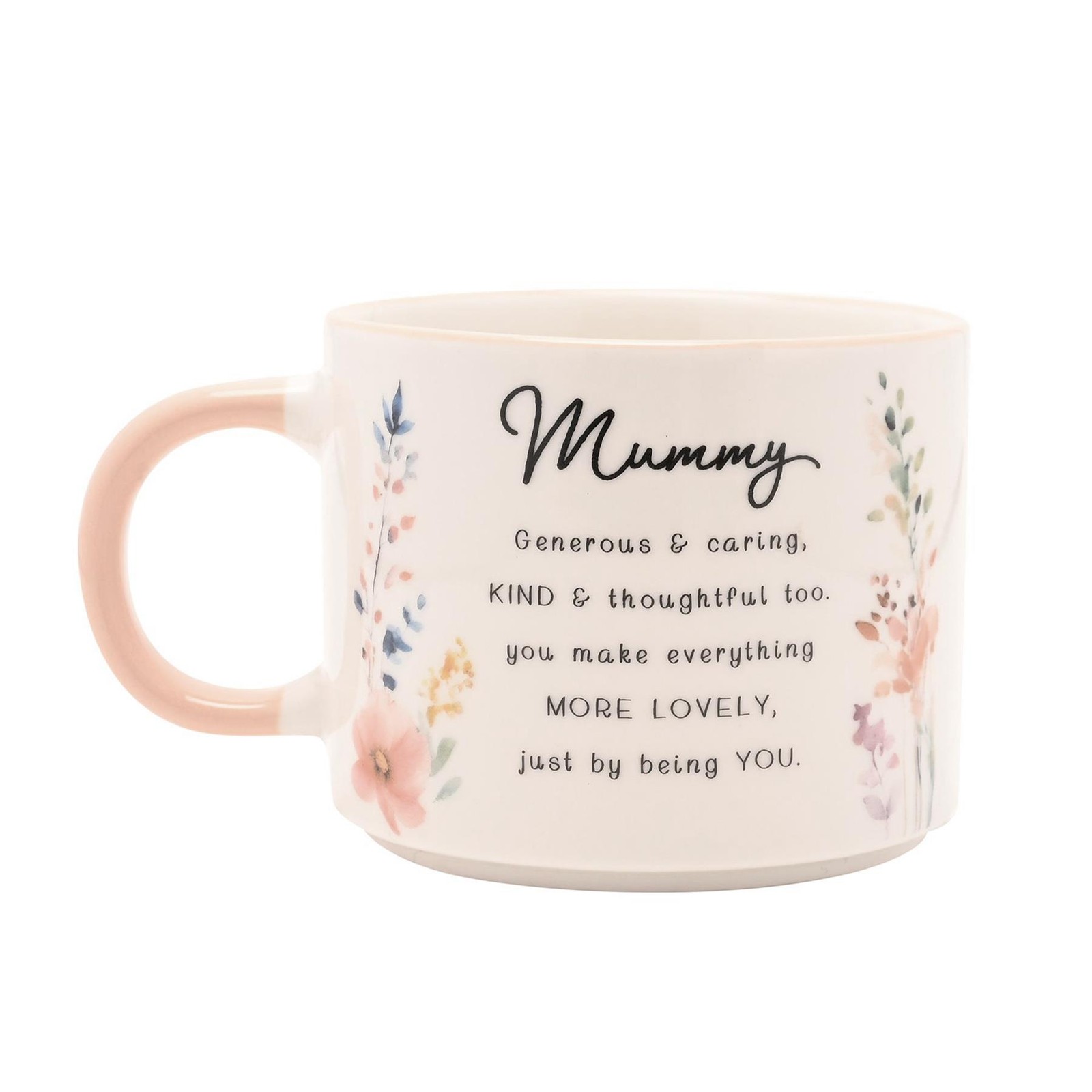 Ceramic Mug with Floral Design and Wording for Mummy from Cottage Garden