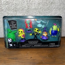Disney Tim Burton THE NIGHTMARE BEFORE CHRISTMAS 7-Piece Collectible Figure Set