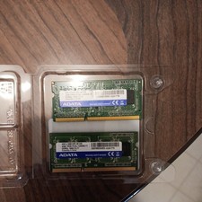(2) 4GB DDR3L 1600MHz PC3L 12800S SODIMM Laptop RAM ADATA