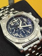 Polished BREITLING Chronomat 44 Steel Automat...