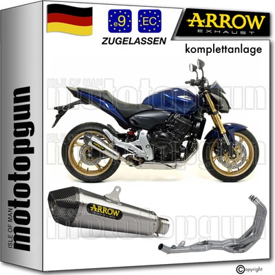 komplettanlage open nichrom c kone arrow fur honda cb 600 f hornet 2013 13