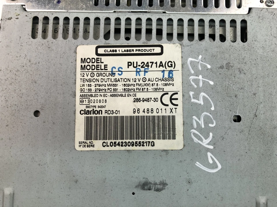 CITROËN C3 I FC Musik-Player ohne GPS 96488011XT 17053230 - Bild 3 von 4