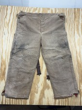 Vintage 1989 100 Years Carhartt Overalls Double Knee Quilted Lined USA Made