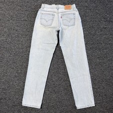 Women s Vintage Y2K Levi s 550 Light Wash Relaxed Fit Tapered Leg Jeans Sz 6M