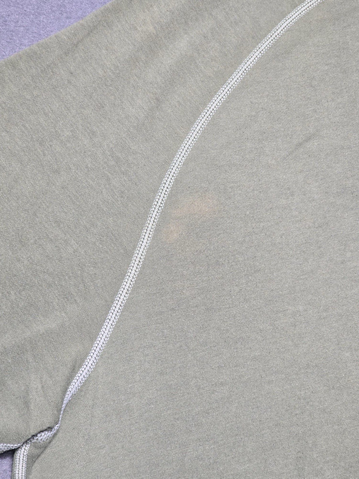 BYLT Basic Tee Large Split Hem Luxe Green Short S… - image 2