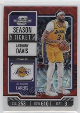 2023 Contenders Optic Season Ticket International Red Prizm Anthony Davis 1bj1
