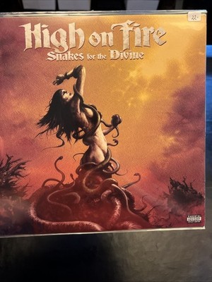 High on Fire Snakes for the Divine LP Vinyl Record Metal Heavy Metal eOne
