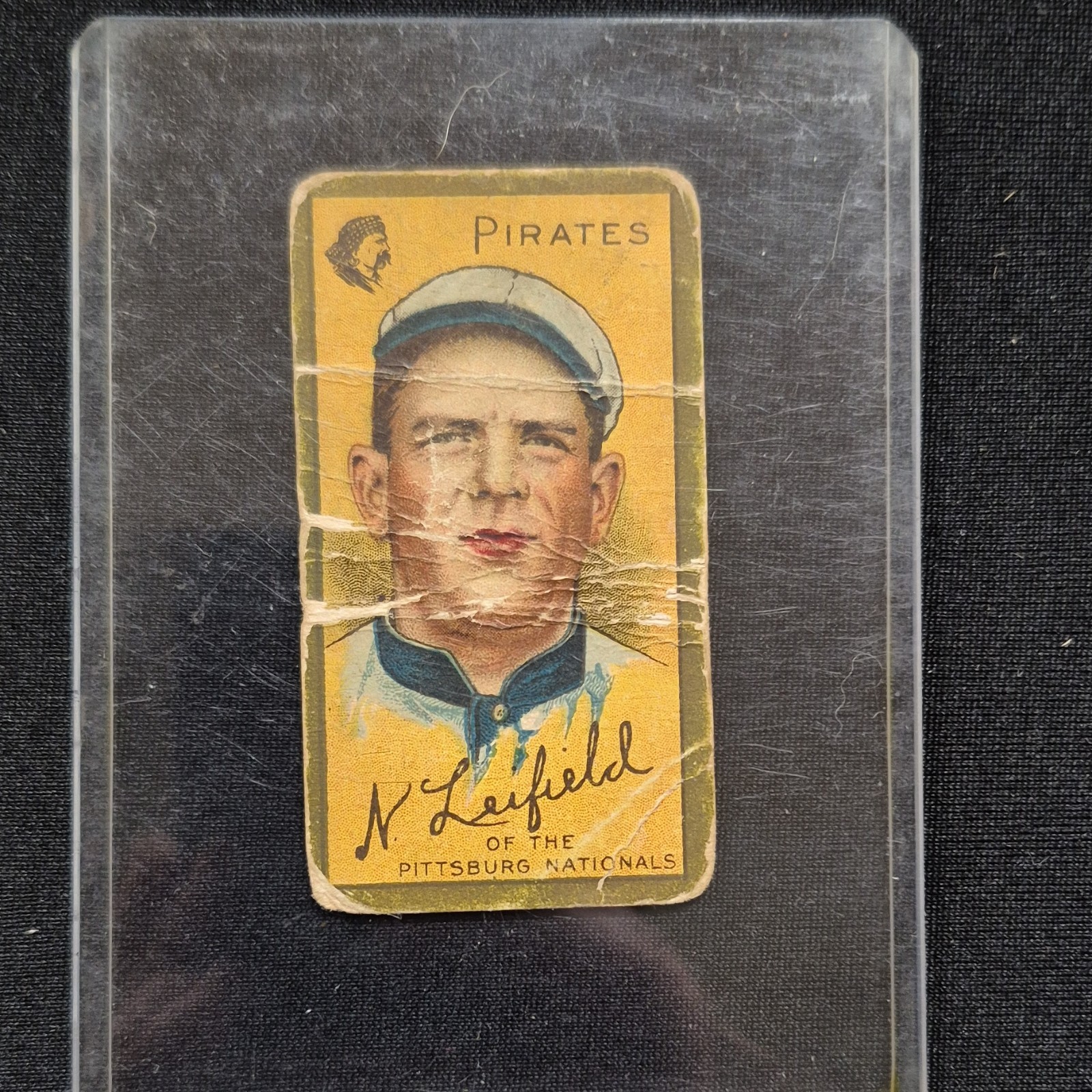 American Tobacco Trust T206 N. Leifield Pittsburg Nationals Baseball Card